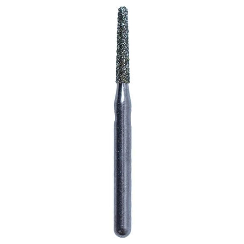 Strauss C1M round-end tapered diamond bur 014, 6 pieces
