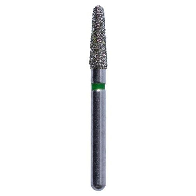 Strauss C2C coarse round-end tapered diamond burs Ø1.8 mm, 6 pieces