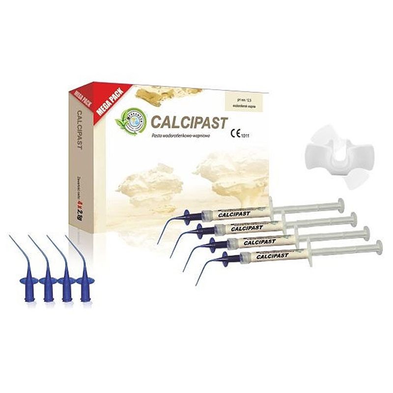 Cerkamed Calcipast Mega Pack root-canal paste, 4 × 2.1 g