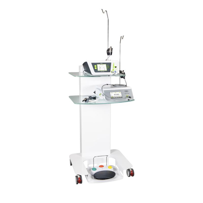 W&H mobile trolley with 3 shelves