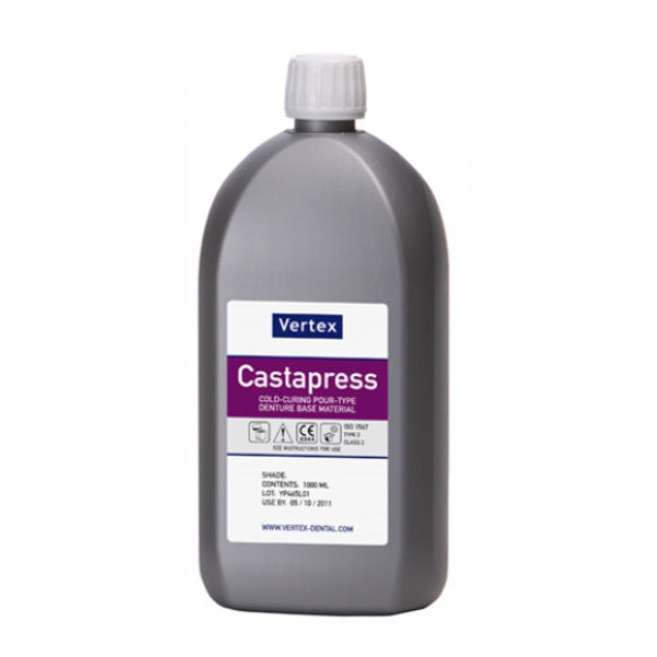 Vertex Castapress cold-curing acrylic liquid, 1000 ml