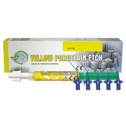 Cerkamed Yellow Porcelain Etch 9.5% porcelain etching gel, 2 ml