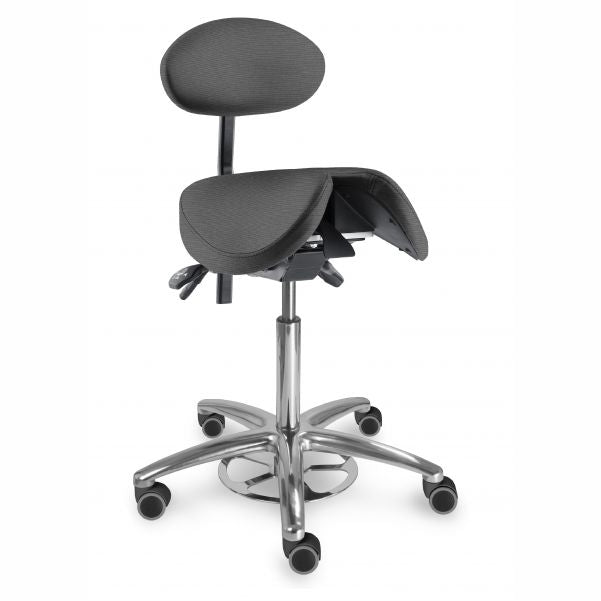 Loran Clean 1215S Silvertex 30520 adjustable laboratory stool