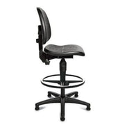 Loran TEC 40 operator stool with extended base and foot ring