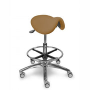 Loran 1213 G Dent adjustable laboratory stool with foot ring