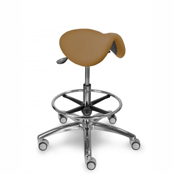 Loran 1213 G Dent adjustable laboratory stool with foot ring