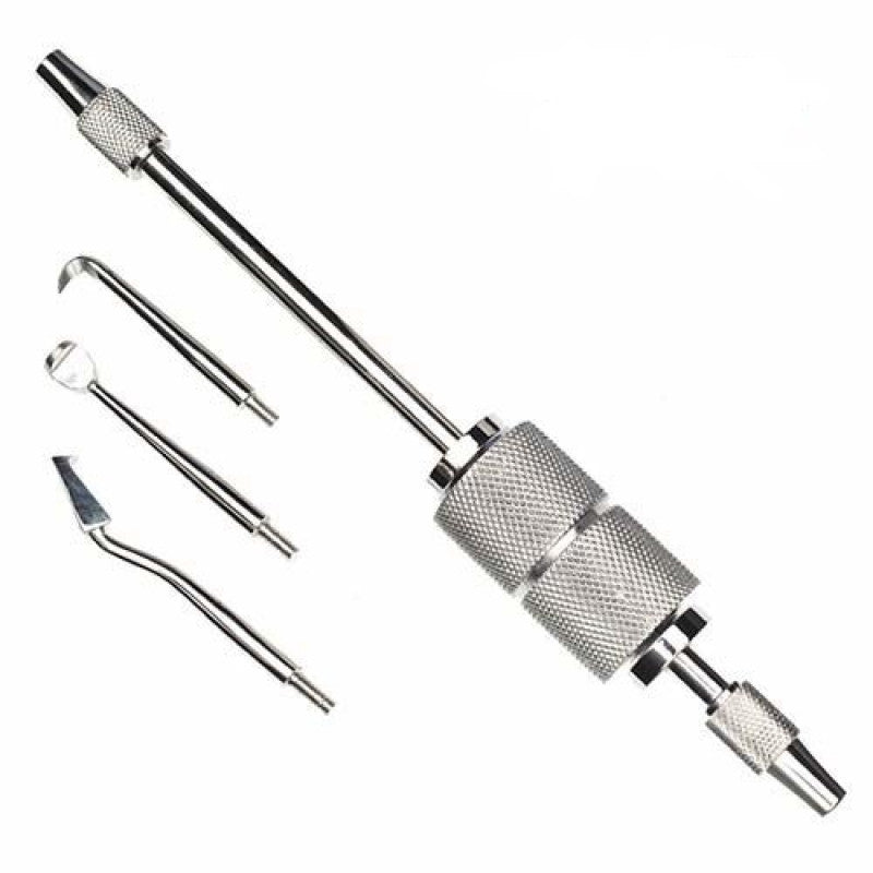 S.S. Medident crown remover with three tips, model 845