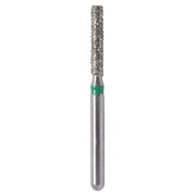 Strauss D4C coarse flat-end cylindrical diamond bur 014, 6 pieces
