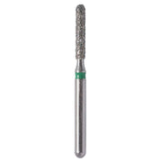 Strauss D12FRC coarse round-end cylindrical diamond burs 010, 6 pieces