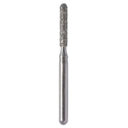 Strauss D12FRM medium round-end cylindrical diamond bur 010, 6 pieces