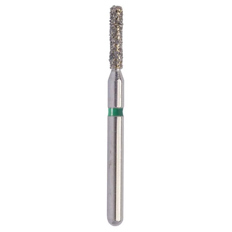 Strauss D1RC coarse rounded-shoulder diamond bur 010, 6 pieces