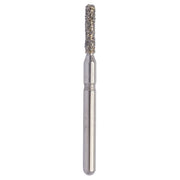 Strauss D1RM medium diamond bur, rounded-shoulder cylinder, 010, 6 pieces