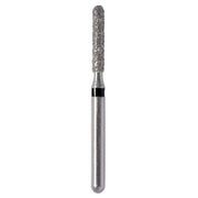 Strauss D4RSC super-coarse round-end cylinder diamond burs 014, 3 pcs