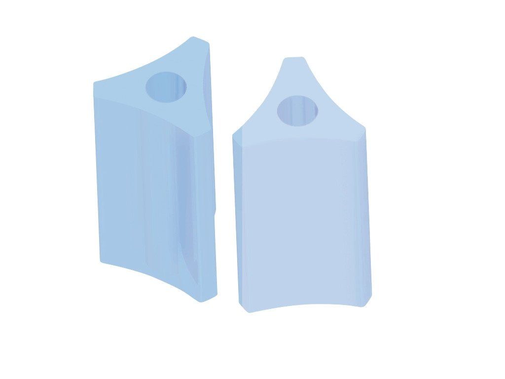 Polydentia Delta Silicone Tubes matrix-system tips, 2 pcs