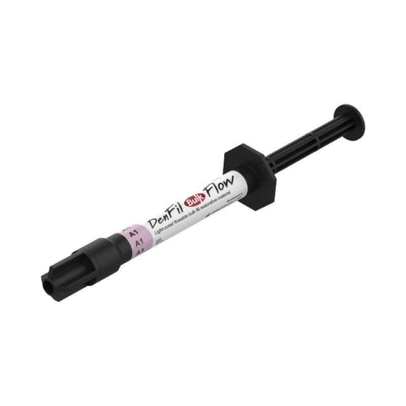 Vericom DenFil Bulk Flow light-cured bulk-flow composite, 2 g syringe