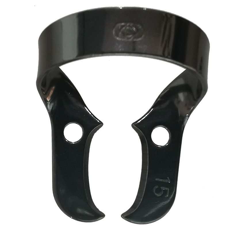 Dentech No. 15 rubber dam clamp for large lower molars