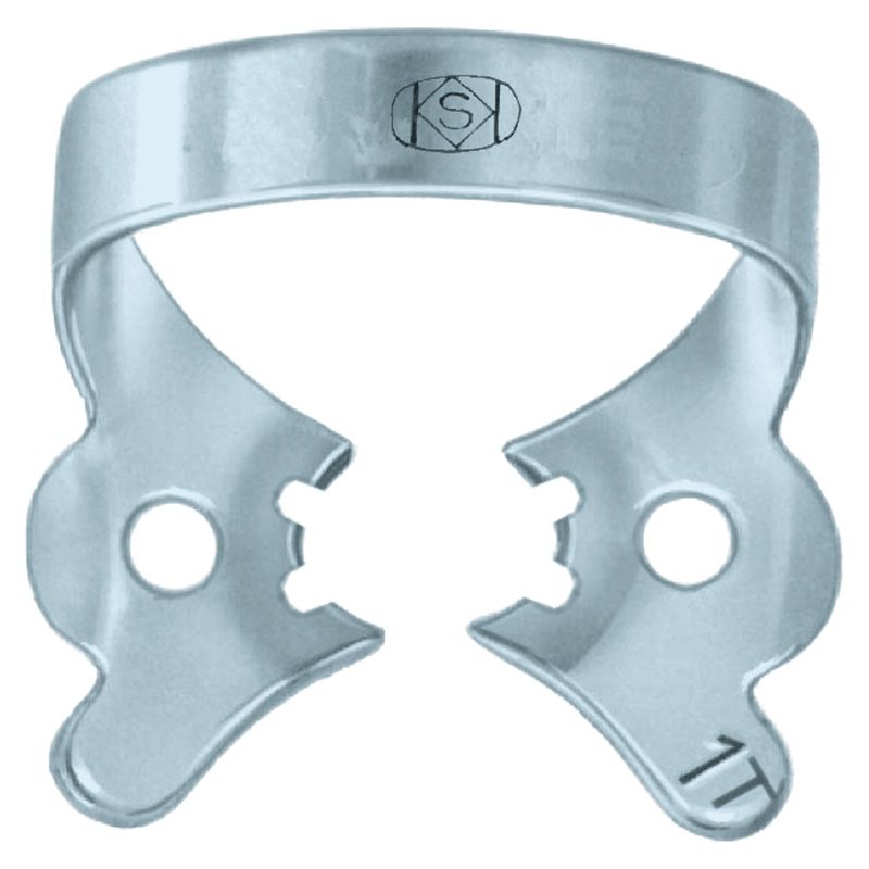 Dentech rubber-dam clamp 1T for premolars