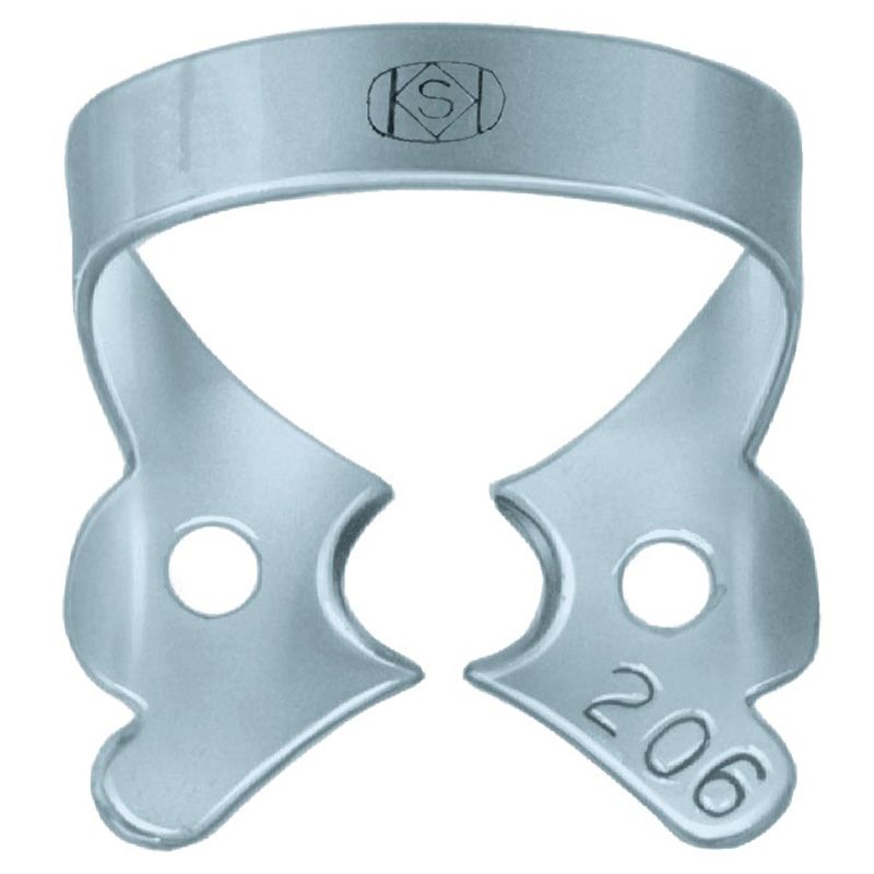 Dentech 206 winged rubber dam clamp