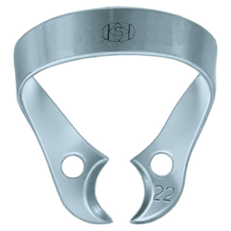Dentech wingless rubber dam clamp 22
