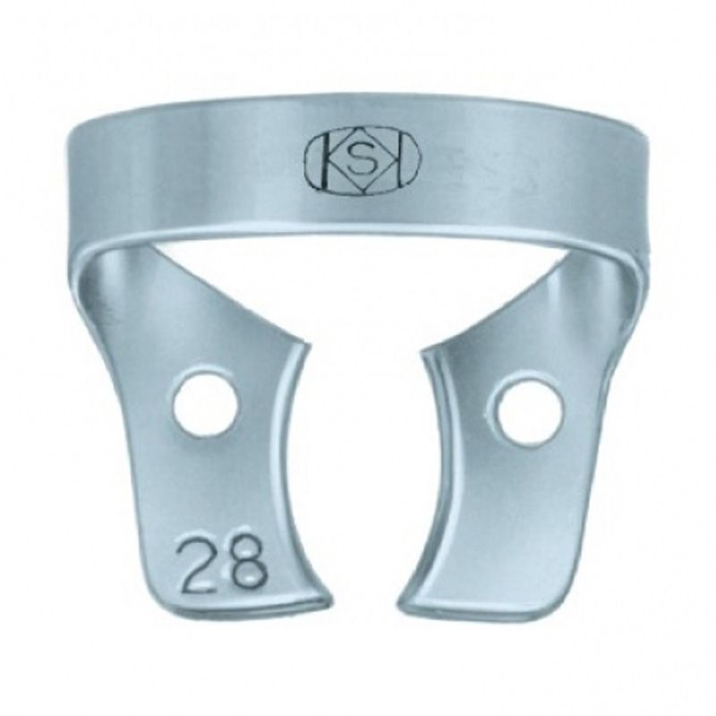 Dentech 28 rubber dam clamp for upper and lower molars