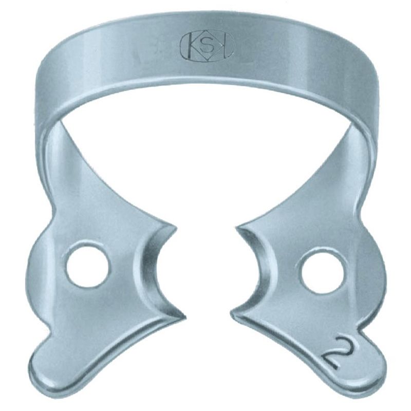 Dentech rubber dam clamp 2 for lower premolars