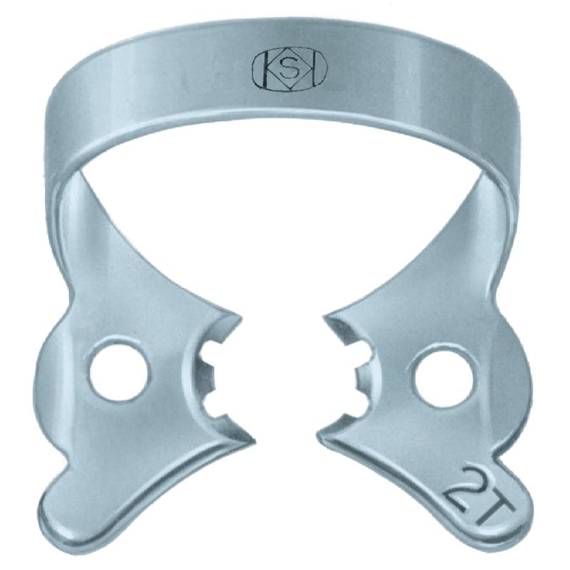 Dentech rubber dam clamp 2T for lower premolars