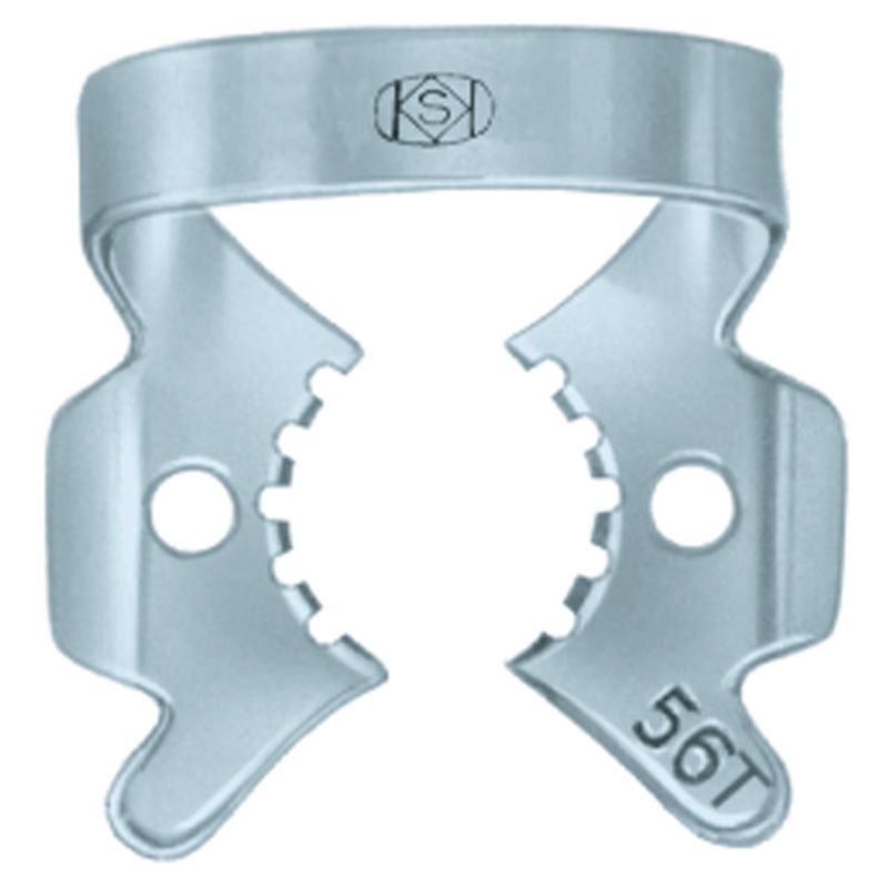 Dentech rubber dam clamp 56T for mandibular molars