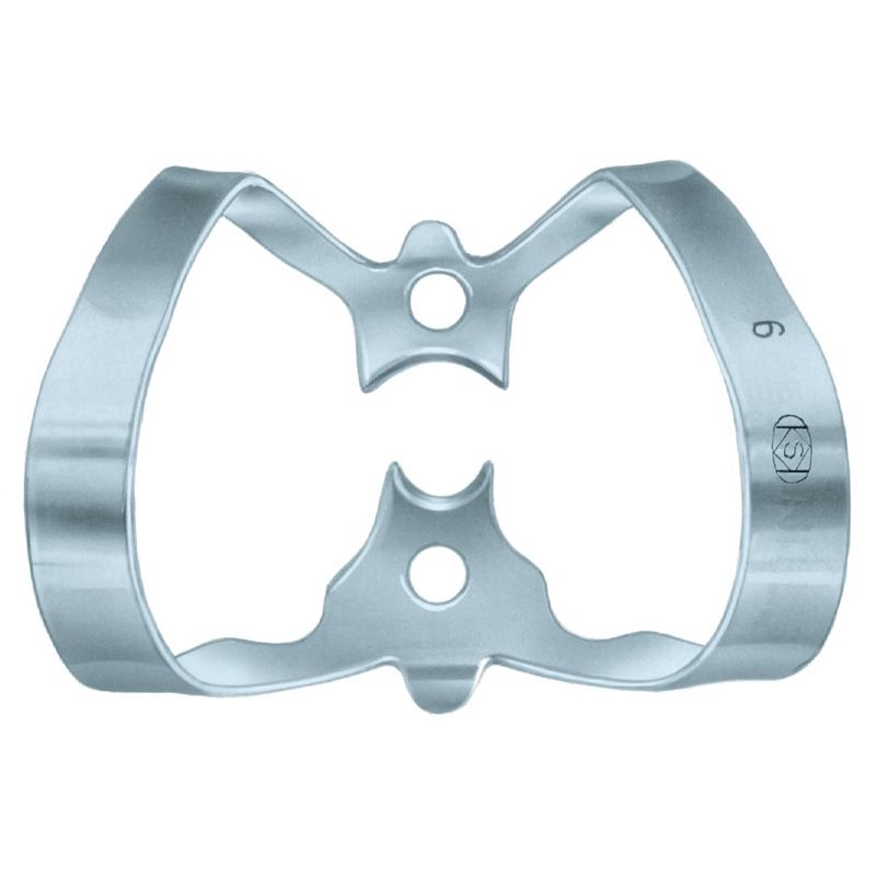 Dentech rubber dam clamp 6 for anterior teeth