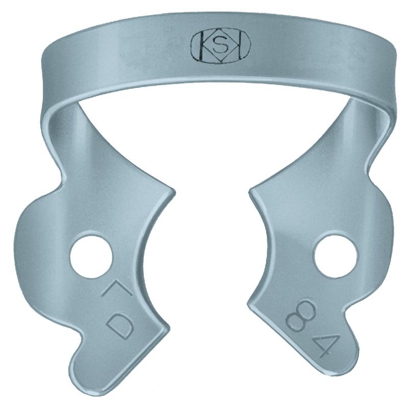 Dentech rubber dam clamp No. 84 for lower right primary molars