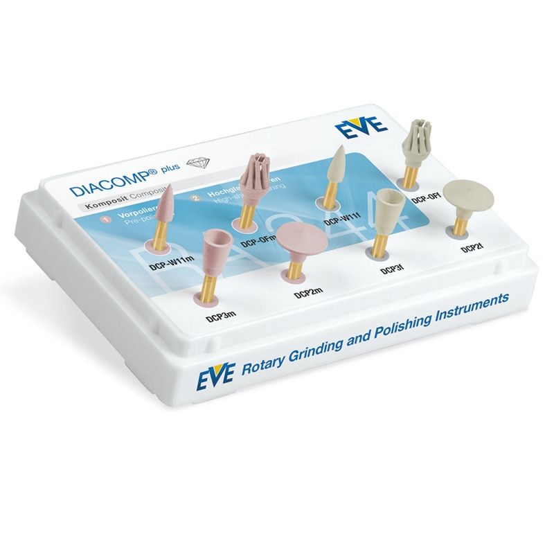EVE Diacomp Plus RA344 composite polishing set, 8 pcs