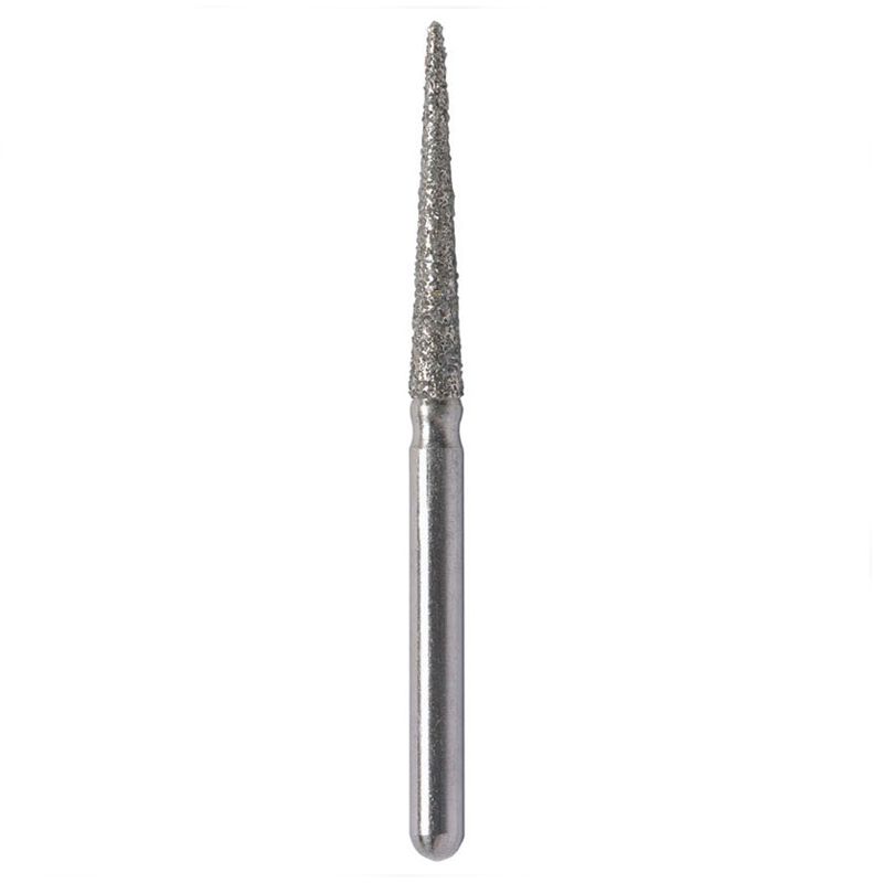 Strauss E11M medium needle diamond burs 010, 6 pcs