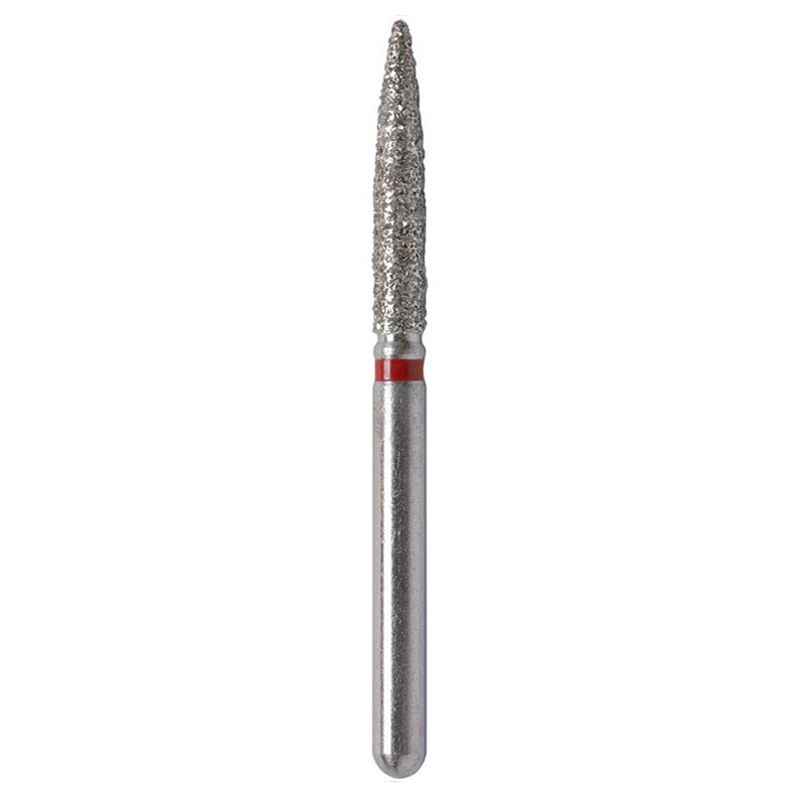 Strauss E53F fine flame diamond bur 010, 6 pieces