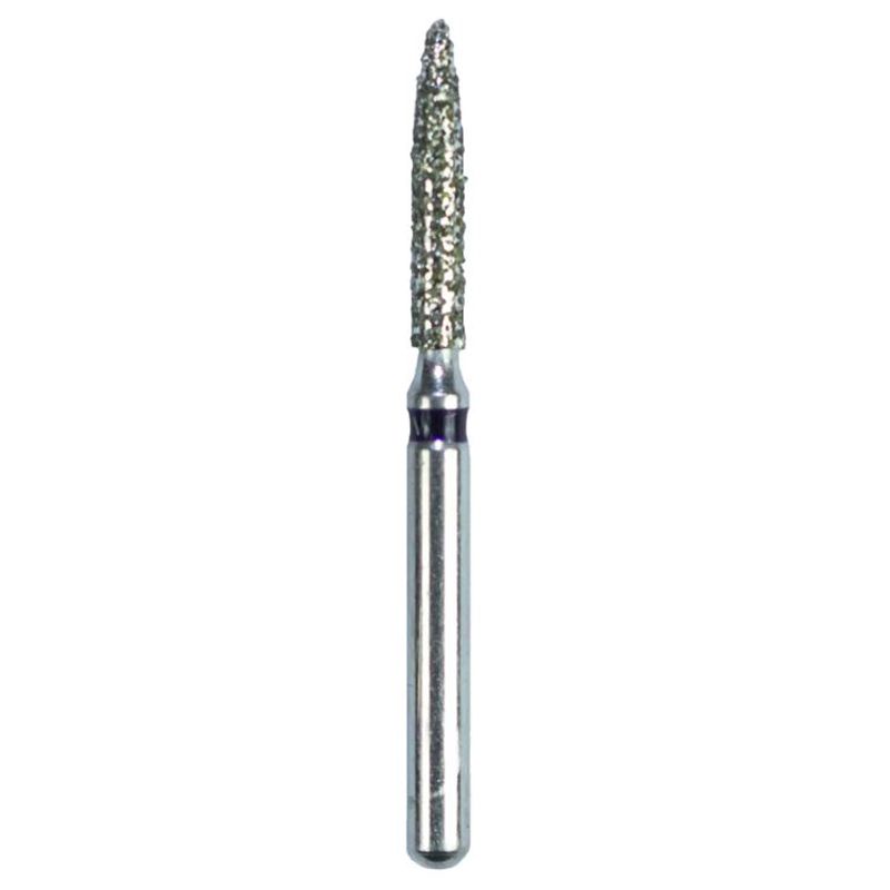 Strauss E5SC super-coarse flame diamond burs, 3 pieces