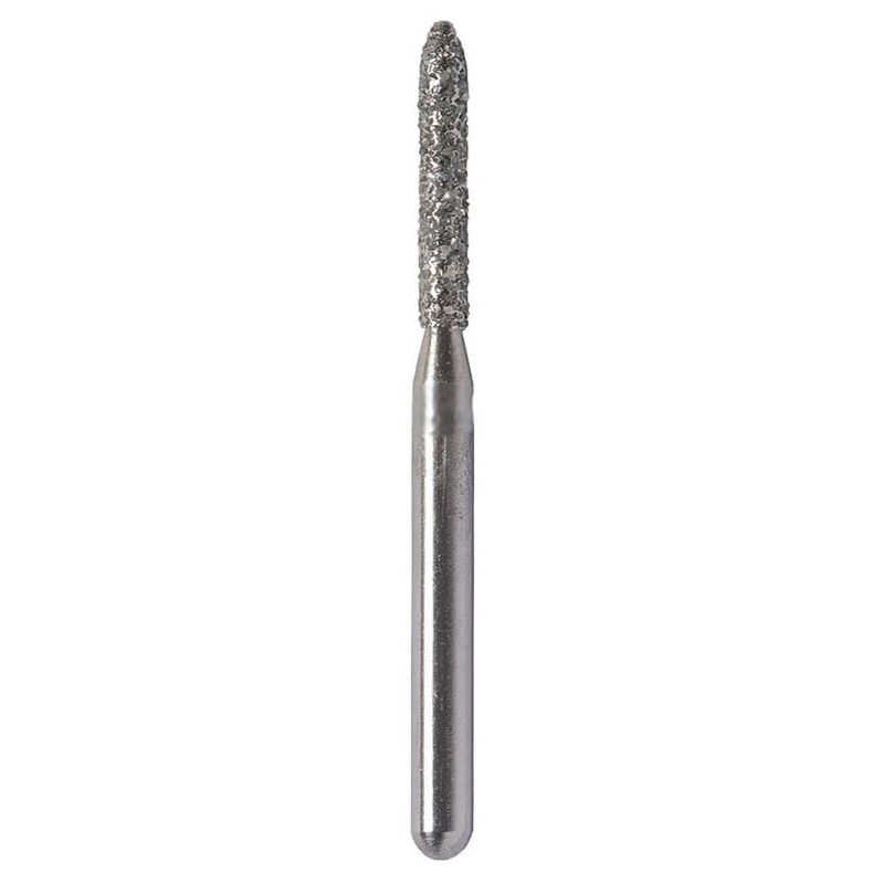 Strauss Diamond Bur Pointed Cylinder Medium E71M, 010, 6 pieces