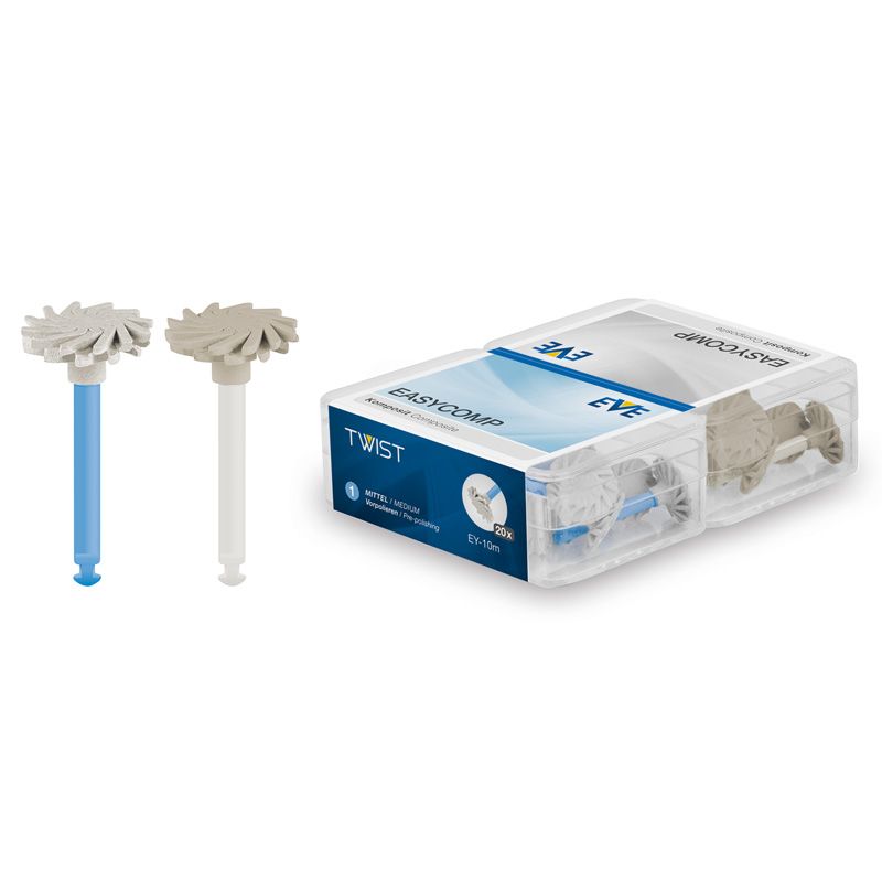 EVE Easycomp Twist EY-10 disposable composite polishing set, 40 pieces
