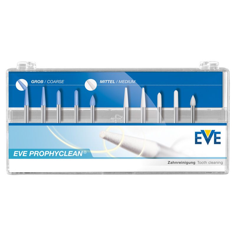 EVE Prophyclean RA411 two-step polishing set, 10 pcs