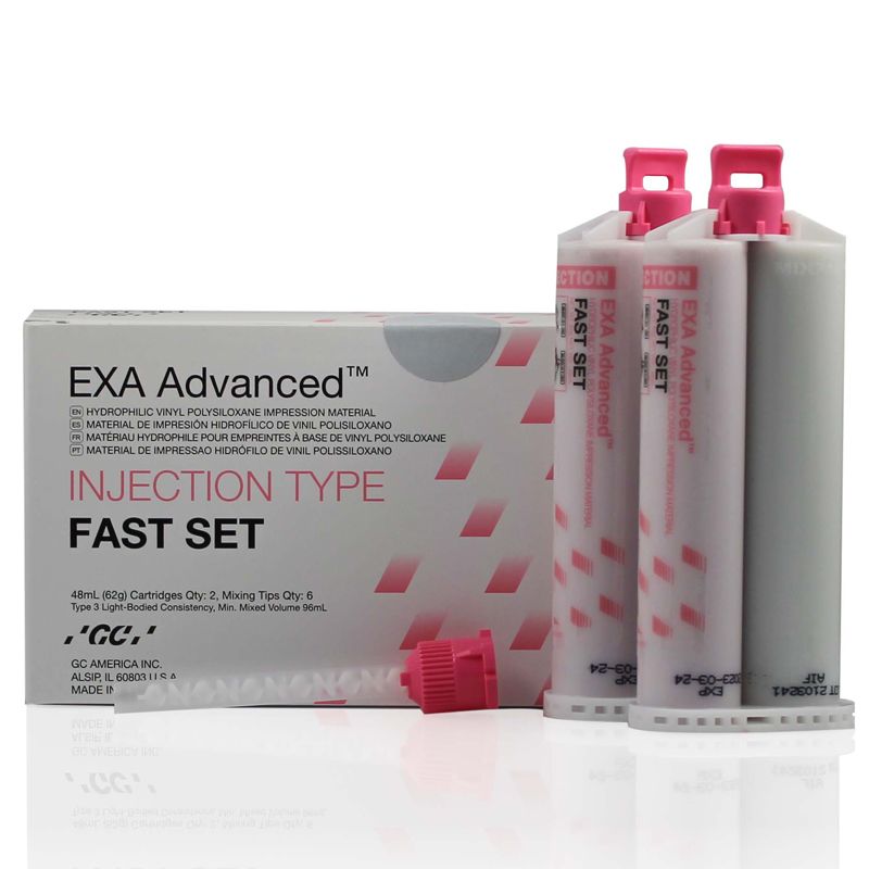 GC EXA Advanced Injection fast-set VPES, 2 × 48 ml