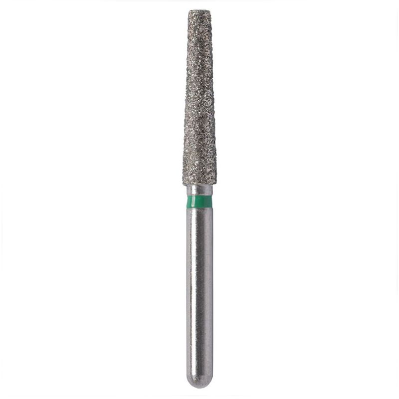 Strauss F11C coarse flat-end tapered diamond bur 018, 6 pieces