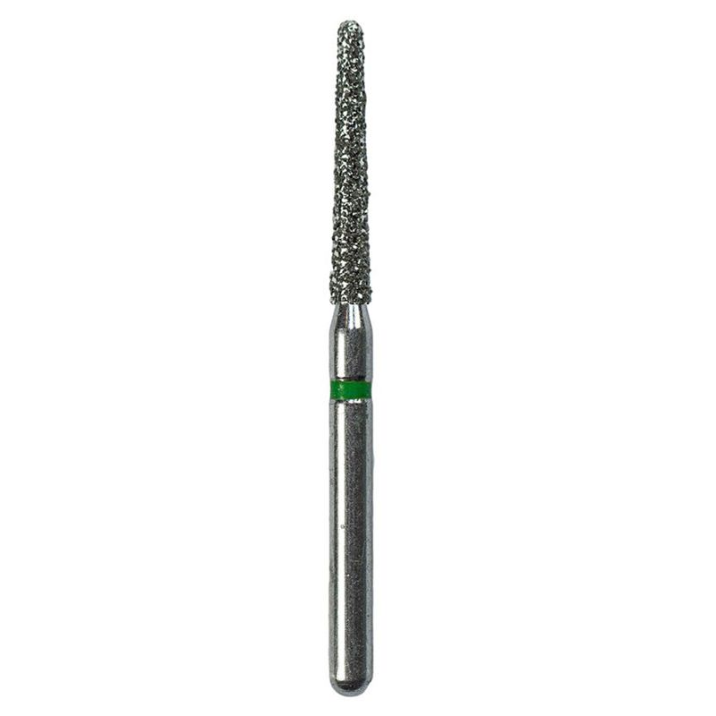 Strauss F08RC coarse round-end tapered diamond burs 014, 6 pieces