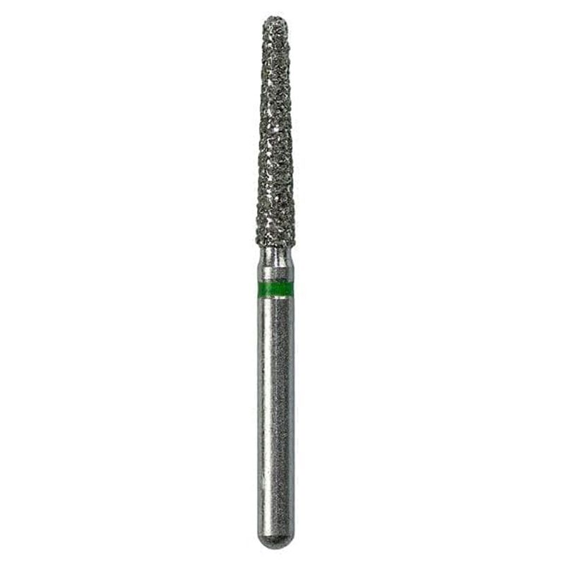 Strauss F1RC coarse round-end taper diamond burs 016, 6 pieces