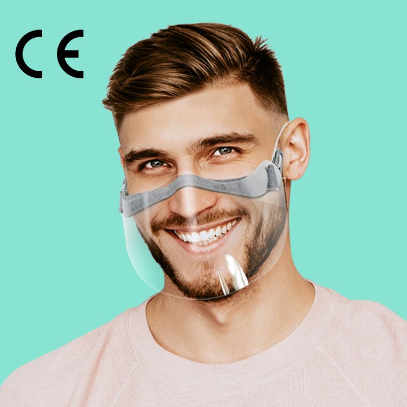 Cerkamed FACE SHIELD transparent protective mask, 2 foils