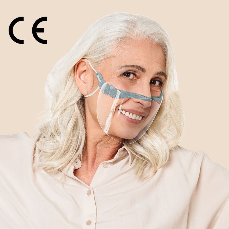 Cerkamed FACE SHIELD transparent protective mask, 2 foils