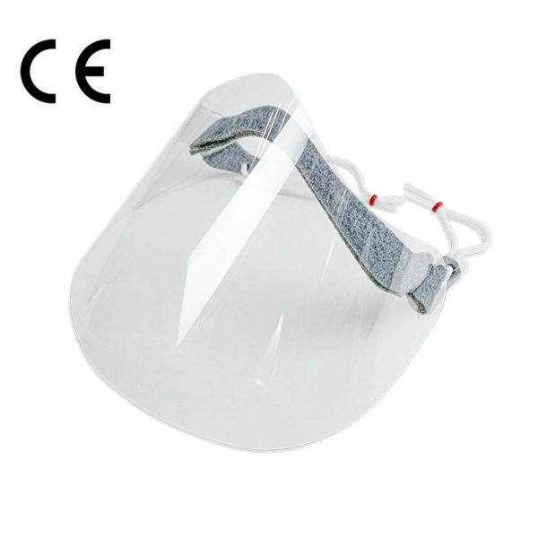 Cerkamed Face Shield transparent mouth-and-nose shields, 2 pieces