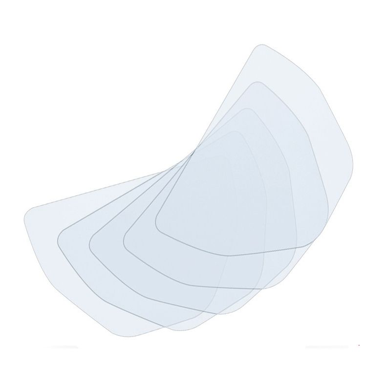 Cerkamed Standard antistatic replacement face-shield foils, 5 pieces