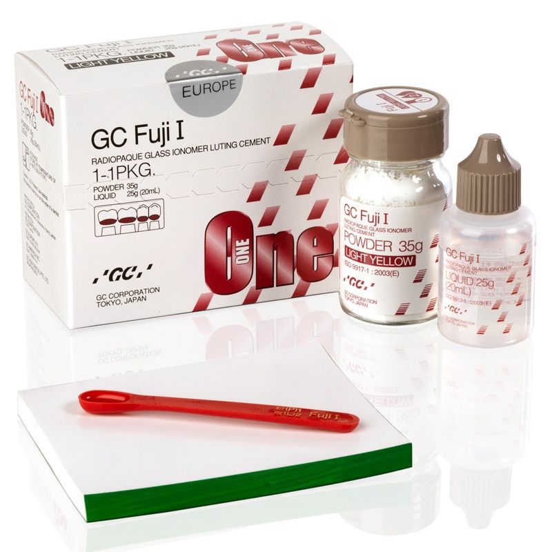 GC Fuji I glass-ionomer luting cement kit, 35 g + 20 ml