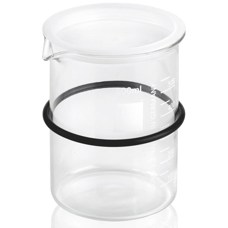 Euronda glass beaker for ultrasonic cleaning, 600 ml