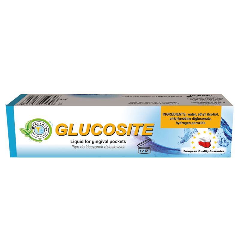 Cerkamed Glucosite Liquid gingival-pocket rinse, 2 ml