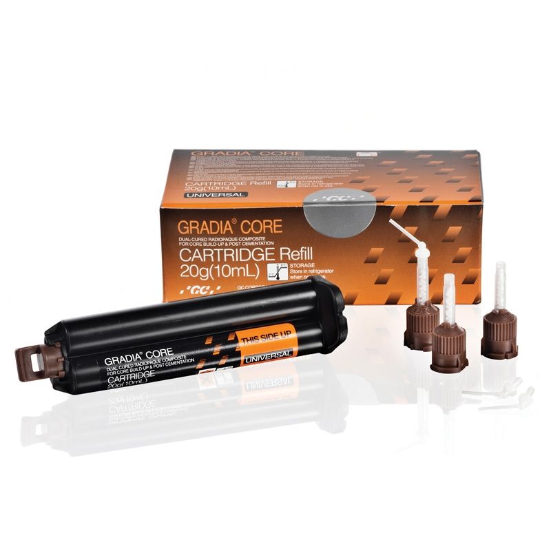 GC Gradia Core dual-cure core composite refill, 20 g