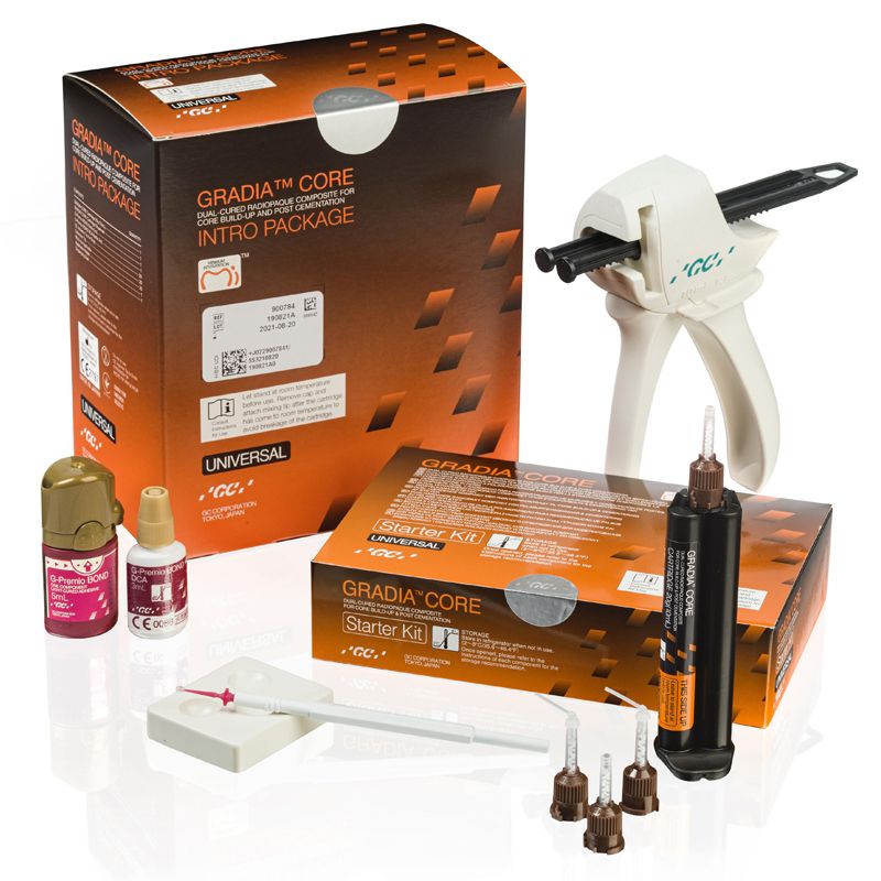 GC Gradia Core Kit for core build-up and post cementation