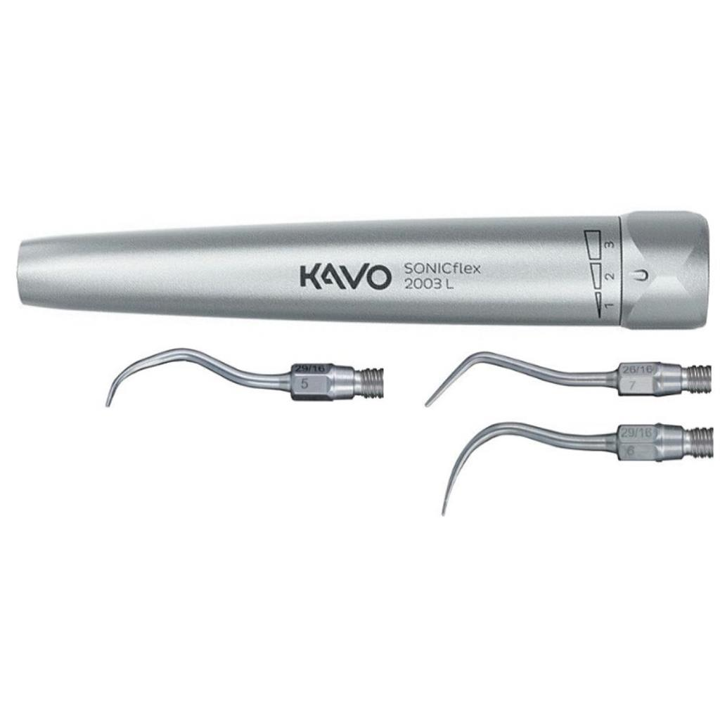 KaVo SONICflex LUX Set 2003 L air scaler with 3 tips